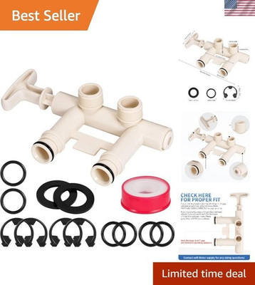 #ad Threaded Adapter Kit for Water Softener Bypass Valve Easy Install amp; Durable $106.64