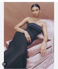 Reformation Florissant Midi Dress Black Size 10 New with Tags!