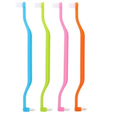 4Pcs Tapered Tooth Brushes for Deep Cleaning Gums and Teeth in Mouths