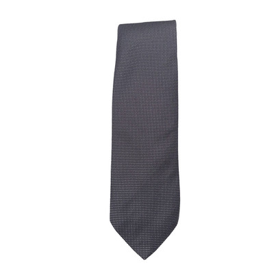 Polo Ralph Lauren Pin-Dot Silk Narrow Tie Mens Black & White Handmade in Italy