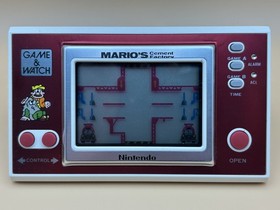 Nintendo Game & Watch Pocketsize MARIO'S CEMENT FACTORY Mint In Box