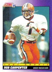 1991 Score #570 Rob Carpenter RC - FB