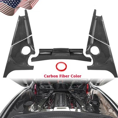 Carbon Fiber Engine Bay Panel Cover 5pcs Fits Corvette C8 E-Ray Stingray Z06 Z51