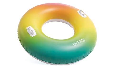 NEW Intex Pool Rainbow Hombre Tubes 1202cm Great for Travel 58202 - Picture 5 of 7