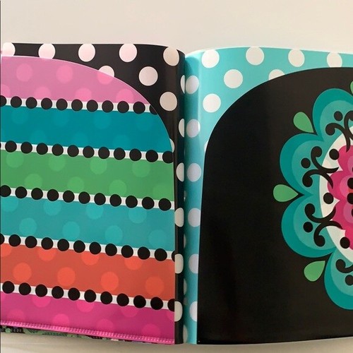 2 x Carolina Pad Studio C zweifach faltbare Ordner Organizer Kaleidoskop/Sugarland - Bild 11 von 22