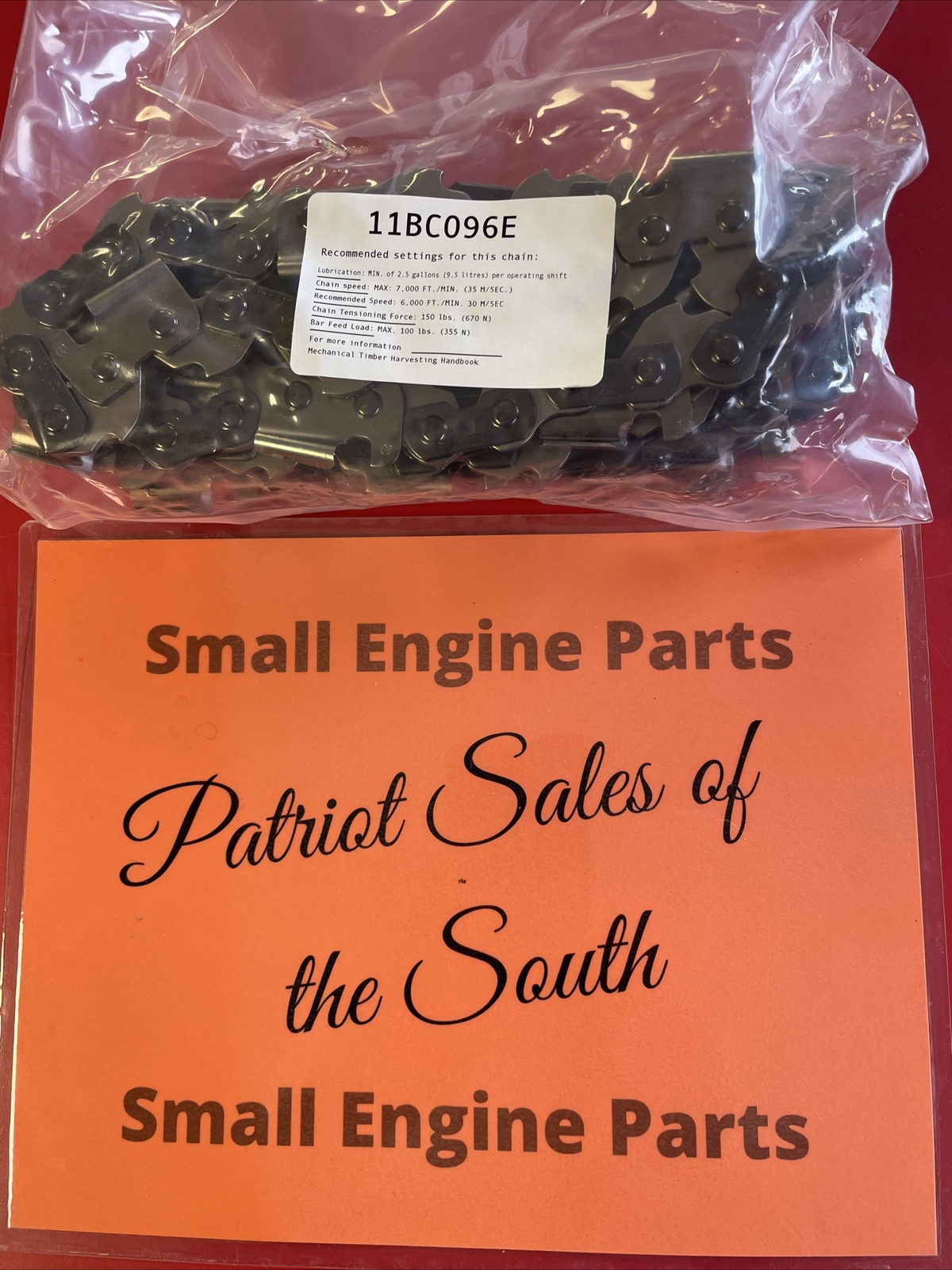 11bc Chain Oregon 11BC096E 11BC Harvester Chipper Chain 3/4