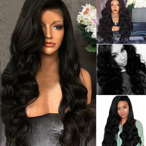 Women Full Wig Brazilian Remy Human Hair Body Wave Lace Front Human