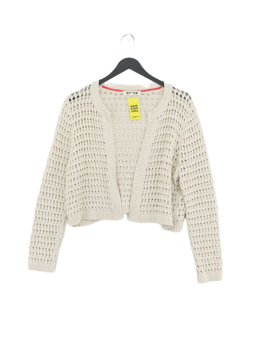 Cotton Crop Boden Eldon Cotton Jumper Cropped Pink Cardigans Uk