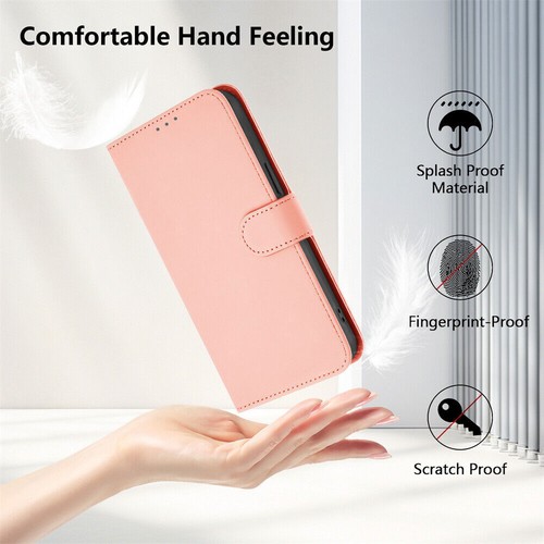 Candy Color Wallet PU Leather Phone Case For OPPO Realme C63 C17 C61 7I V60 GT6 - 第 6/30 張圖片