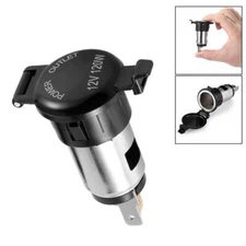 Car Motorcycle Cigarette Lighter Power Supply Socket Plug 12V Universal Aux Port