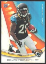 2013 Topps Platinum Denard Robinson Rookie Jacksonville Jaguars #112