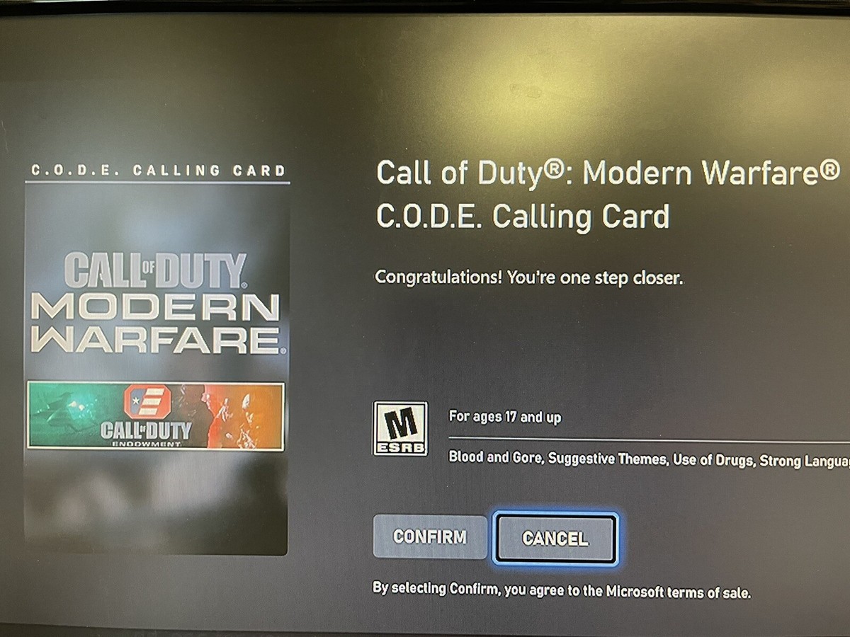 Call of Duty: Modern Warfare - Microsoft Xbox One for sale online