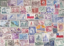 700 All Different  CHILE   STAMPS
