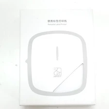 HPRT Portable Label Printer Qutie White Rechargeable *Crack Near Power Button*