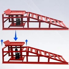 Hydraulic Car Ramps 2 Pcs 11000lbs Car Lift Maintenance Ramp