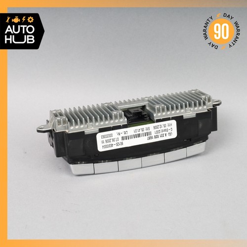07-13 Mercedes W221 S550 S400 Rear Center Console A/C Air Condition Switch OEM - Picture 9 of 13