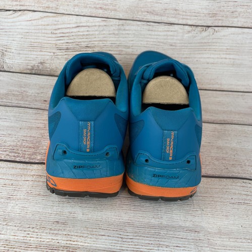 Topo MTN Racer 3 Mens Sz 12 Running Shoes Blue Orange - Picture 5 of 11