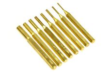 1//16/" to 5//16/" #ST1032B US FAST FREE SHIPPING IN ONE DAY 8pc Brass Punch Set