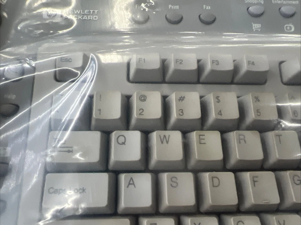 RARE BRAND NEW HP CLICKY 5184-9648 126 KEYS MULTIMEDIA INTERNET PS2 KEYBOARD (O) - Image 2 of 4