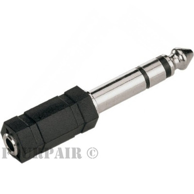 3.5mm 1/8'' Stereo Female Jack to 1/4'' 6.35mm Male Plug Audio Converter Adapter