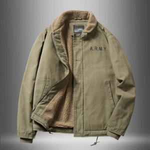 vintage fleece lined jacket