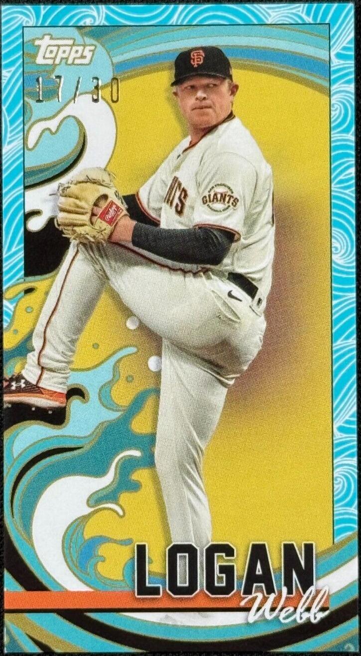 Topps Rip 2022 Topps Rip - Mini Logan Webb #MRIP-LW Riptide /30 for sale online ...