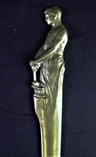 WIENER JUGENDSTIL - figürlicher BRIEFÖFFNER SCHMIED - grav. Martin Miller & Sohn