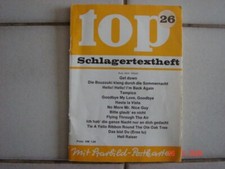Top Schlagertextheft Nr. 26 mit Starbild - Postkarte Lena Valaitis