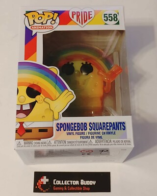 Funko Pop! Animation 558 Pride SpongeBob SquarePants Pop Vinyl Action  Figure