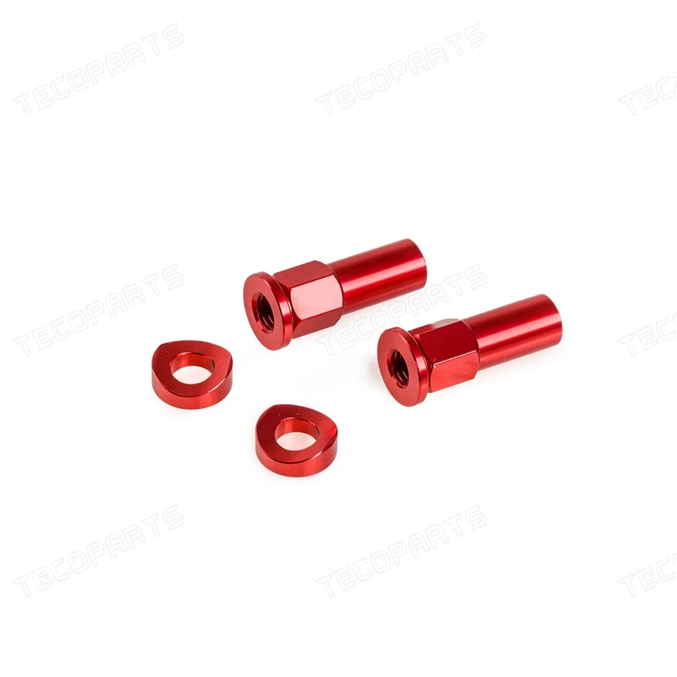 Red CNC Rim Lock Nuts Spacer Kit For Yamaha YZ125 YZ250 YZ250F YZ450F WR250/450 Foto 3 de 4