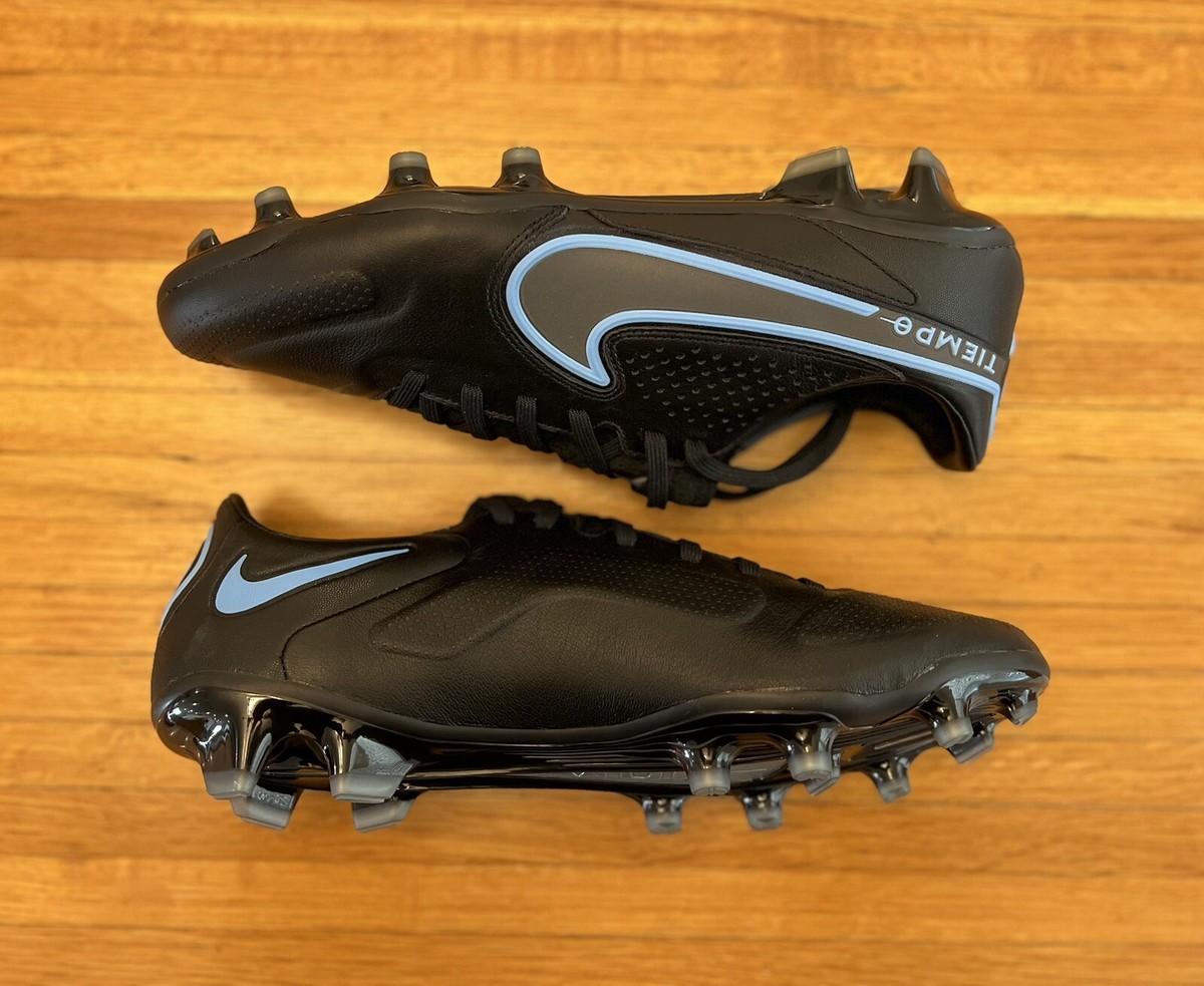 Size 5.5 - Nike Tiempo Legend 9 Pro FG Black Blue Hero for sale