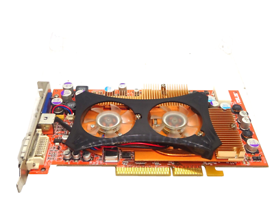 ASUS RADEON 9800 XT/TVD 256MB SDRAM AGP GRAFIKKARTE DVI VGA S
