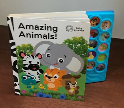 Baby Einstein Amazing Animals 10 Button Sound Book (Board Book)