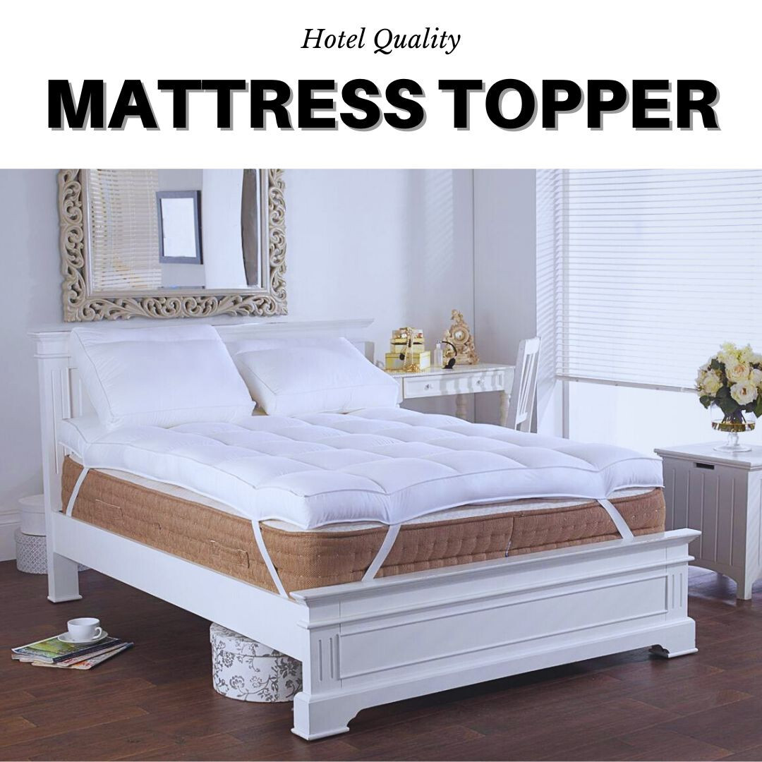 Hotel Quality Mattress Topper Deep Thick Single Double King Super King