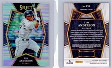 2022 Panini Select - Premier Level Holo Silver Prizm #139 Tim Anderson White Sox