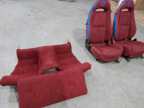 Fundas de asiento de cuero de repuesto para Mazda RX-7 FD-3S 1993-1999 en gamuza nueva - Imagen 8 de 8