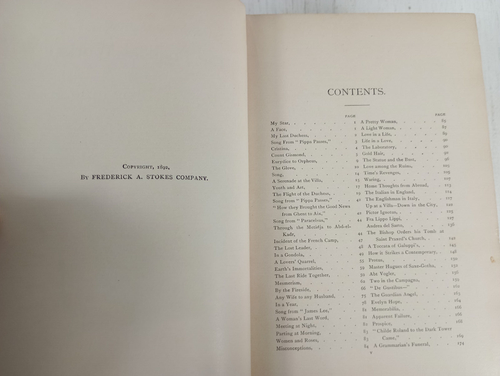 Poems (Hardcover 1892) Set of 4 Stokes Company Whitter Browning Longfellow Burns - Picture 12 of 12