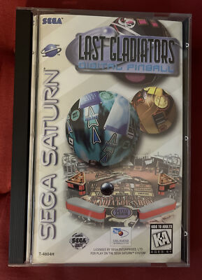 Last Gladiators: Digital Pinball - 1996 Original Sega Saturn Game - Complete