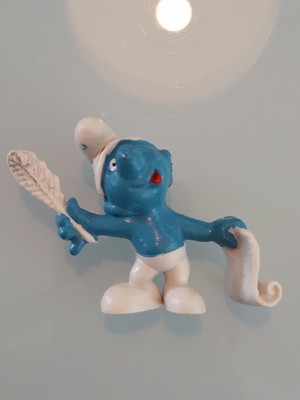 Figurine Schleich Schtroumpf Poète 20022 - En Plastique, Thème BD, Occasion