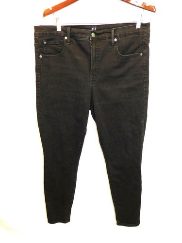 Gap Size 33 R Black True Skinny Jeans 