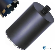 2 Pack 8" Wet Diamond Core Drill Bits for Concrete Asphalt Block 1-1/4"-7 Thread