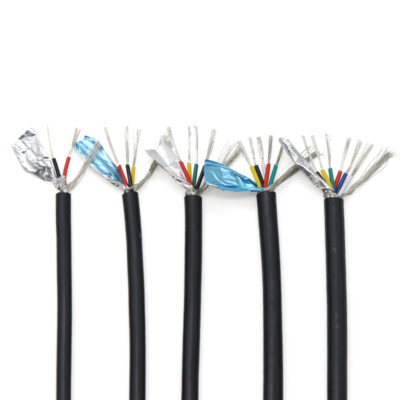 UL2464-26AWG Multi-core Shielded Wire 2~25 Cores Double Layer Signal Wire Cable