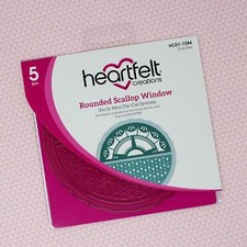 NEW Heartfelt Creations Rounded Scallop Window Die Set HCD1-7284
