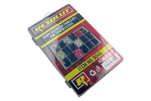 RESOLUT TOYOTA / LEXUS Assorted Trim Clips 350 Pieces 9046 - Picture 3 of 3
