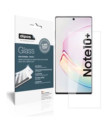 2x Schutzfolie für Samsung Galaxy Note 10 PLUS 10+ 5G - Anti-Shock 9H Glass
