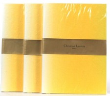 3 Christian Lacroix Paris Paseo Neon Yellow A5 Layflat 128 Ruled Page Notebook