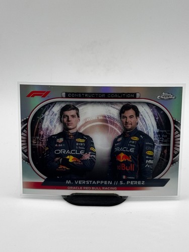 M. Verstappen/S. Perez 2022 Topps Chrome F1 Constructors Coalition #CC-RBR SP - 第 1/2 張圖片