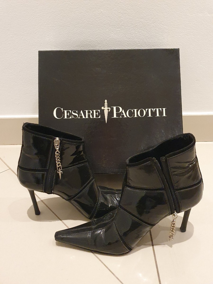 Cesare Paciotti Ankle Boots Black Leather Zipper Cesare Paciotti 48203 suede & leather zipper boot, Bordo  main image 3