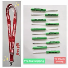 10X Snap on tools screwdrivers per order Green pocket screwdriver magnet end NEW
