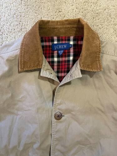 J. Crew Flannel Lined Field Jacket 
